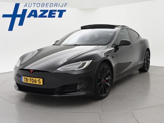 Tesla Model S 100D PERFORMANCE P100D 612 PK + 21 INCH | AUTOPILOT | CARBON | SCHUIFDAK| LUCHTVERING