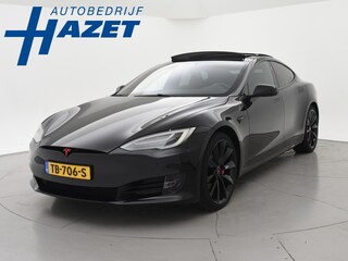Tesla Model S 100D PERFORMANCE P100D 612 PK + 21 INCH | AUTOPILOT | CARBON | SCHUIFDAK| LUCHTVERING