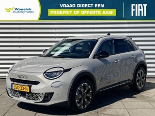 Fiat 600 1.2 Hybrid La Prima Automaat | Navigatie | Camera | Leder | Elektrische Stoelen | Massage functie