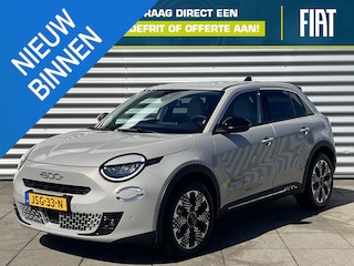 Fiat 600 1.2 Hybrid La Prima Automaat | Navigatie | Camera | Leder | Elektrische Stoelen | Massage functie