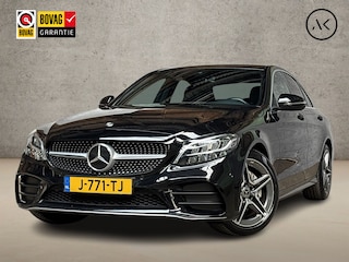 Mercedes-Benz C-klasse 180 AMG Sport 156Pk Automaat (VIRTUAL COCKPIT, APPLE CARPLAY, GROOT NAVI, CAMERA, LEDER, STOELVERWARMING, ELEK SPORTSTOELEN, GETINT GLAS, NIEUWE APK, NIEUWSTAAT)