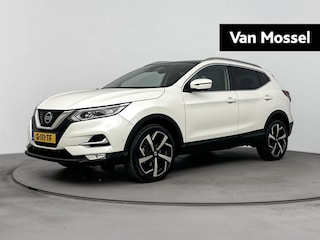 Nissan Qashqai 1.3 DIG-T Tekna 140PK | Trekhaak | Navigatie | Panoramadak | 360 Graden Camera | Half-Lederen Bekleding | Climate Control | Stoel- en Voorruitverwarming