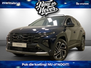 Hyundai Tucson 1.6 T-GDI PHEV Premium Sky 4WD Plug-In Hybride met Panorama Schuifdak, Lederen bekleding, Navigatie en Stoelverwarming Uit voorraad leverbaar!