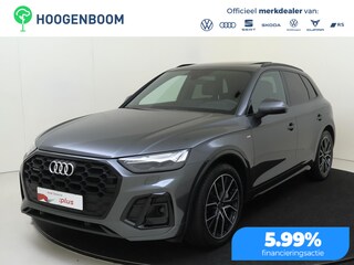 Audi Q5 55 TFSI e S edition Competition | Panoramadak | Luchtvering | Trekhaak | LED matrix verlichting | Adaptieve cruise control | Navigatie Plus | Dodehoek detectie | Keyless |