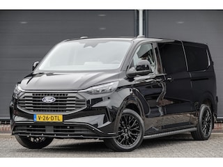 Ford Transit Custom L2H1 Dubbel Cabine 2.0Tdci 170Pk Aut. | Limited | Achteruitrijcamera | 2xSchuifdeur | Spoilerpack | 19'' | Agate Black