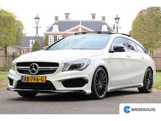 Mercedes-Benz CLA Shooting Brake AMG 45 4MATIC OrangeArt Edition | PANODAK | CRUISE | STOELVERWARMING | CAMERA | LEDER | DODE HOEK | DEALER-OH! | NAVI | ELEKTR. ACHTERKLEP