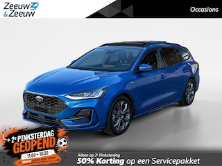 Ford Focus Wagon 1.0 EcoBoost Hybrid ST Line Style | Navigatie | Panorama Dak | Stoel/Stuur/Voorruitverwarming | Apple Carplay / Android Auto | Panorama Dak | Adaptieve Cruise Control | Lichtmetalen Velgen |