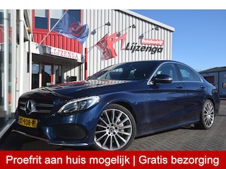 Mercedes-Benz C-klasse 200 Premium AMG line | LED | Pano | 19 inch | Leer | Stoelverwarming
