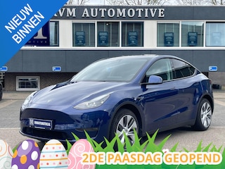 Tesla Model Y Long Range AWD 75 kWh VAN: 34.900,- VOOR: 32.877,- UW LENTEVOORDEEL: 3.023,- | RIJKLAARPRIJS INCL. 12MND BOVAG | TREKHAAK |