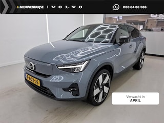 Volvo C40 Recharge Twin Intro Edition 78 kWh | Adaptieve Cruise Control | Panoramadak | Trekhaak | 20" Velgen | 360° Parkeercamera | Stoel-/Stuurverwarming | Standverwarming | Warmtepomp |