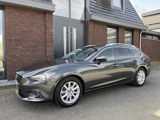 Mazda 6 Sportbreak 2.0 HP Skylease+ AUTOMAAT | BI-XENON | CRUISE CONTROL | TREKHAAK AFN. | NAV | PDC V+A