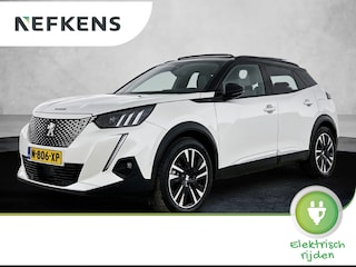 Peugeot 2008 SUV EV GT Pack 50 kWh 136pk | Navigatie | Schuif-/kanteldak | Achteruitrijcamera | Stoelverwarming | Full Led koplampen | 3D Cockpit | Leder/Alcantara | Keyless | Adaptieve Cruise Control | Dodehoeksensor | Apple Carplay / Android Auto | DAB+ radio | Donker getint glas | 18" lichtmetalen velgen |