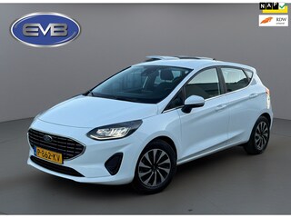 Ford Fiesta 1.0 EcoBoost 125 pk Hybrid Titanium, achteruitrijcamera, airco, NL auto met nap