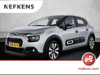 Citroën C3 C-Series 110pk Automaat | Navigatie via Apple Carplay / Android Auto | Climate Control | Cruise Control | Parkeersensoren | Armsteun | DAB+ radio | Bluetooth | Led koplampen | Automatisch dimlicht | Regensensor | Elektrisch inklapbare spiegels | All seasonbanden | Donker getint glas | 16" lichtmetalen velgen |