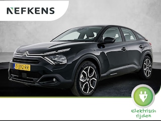 Citroën C4 EV Feel Pack 50 kWh 136pk | Accu SOH 96,2% | Navigatie | Achteruitrijcamera | Climate Control | Cruise Control | Parkeersensoren | Led koplampen | Apple Carplay / Android Auto | Bluetooth | DAB+ radio | Armsteun | Elektrisch inklapbare spiegels | Adaptief demping systeem | Comfortstoelen | 18" lichtmetalen velgen |