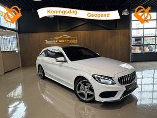 Mercedes-Benz C-klasse Estate 180 Ambition Automaat Navigatie Rood leer Climate