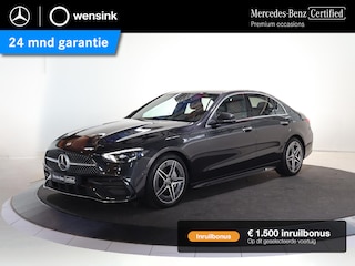 Mercedes-Benz C-klasse 180 AMG Line | Trekhaak | Lederen bekleding | Memory | Digital Light |