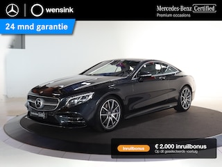 Mercedes-Benz S-klasse Coupé 450 4MATIC Premium | AMG line | Panoramadak | Burmester | Stoelverwarming/ventilatie | Rijassistentie pakket | Head-up display | 360 camera |