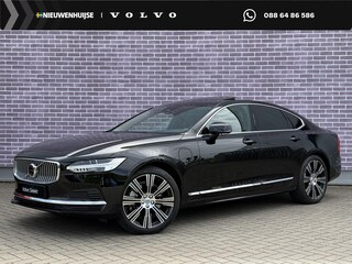 Volvo S90 2.0 T8 AWD Plus Bright | Long Range | Luchtvering | 360 Camera | FULL LED | 20" Lichtmetalen Velgen | Donker Glas | Meesturende Koplampen | Keyless Entry |