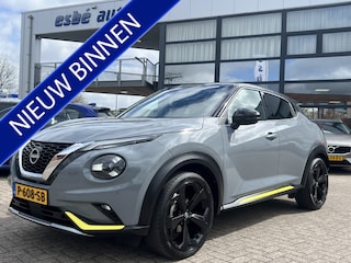 Nissan Juke 1.0 DIG-T Kiiro Navigatie Trekhaak Camera Carplay Led Koplampen19 Inch Parkeersensoren Sportstoelen Getint Glas NL Auto