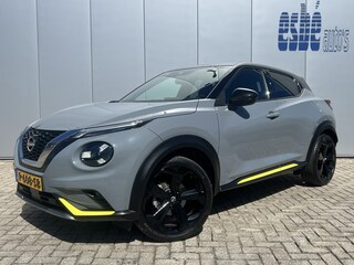 Nissan Juke 1.0 DIG-T Kiiro Navigatie Trekhaak Camera Carplay Led Koplampen19 Inch Parkeersensoren Sportstoelen Getint Glas NL Auto