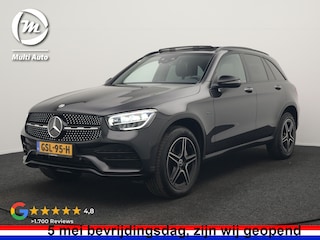 Mercedes-Benz GLC 300e 4MATIC Premium Plus PHEV 320pk Dealer O.H | Panodak | Adaptive Cruise | Sportstoelen Memory | Burmester | AMG Exterieur | Head Up | Camera | Keyless |