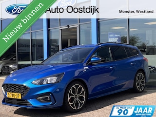 Ford Focus Wagon 1.5 EcoBoost ST Line 150PK Automaat Trekhaak Winterpack Adaptieve Cruise Camera Elek. Achterklep Climate Keyless 18'' Velgen Privacy Glass *1500KG Trekgewicht*
