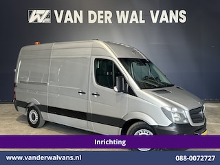 Mercedes-Benz Sprinter 316 CDI 164pk L2H2 Inrichting Airco | Camera | Omvormer | Cruisecontrol | Chauffeursstoel Parkeersensoren, Bijrijdersbank