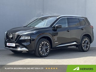 Nissan X-Trail 1.5 e-4orce Tekna 4WD / Fabrieksgarantie tot 01-2028 / Dealer onderhouden  / 1800kg Trekgewicht / All Season banden / Stuur-, Stoel en Achterbank verwarming / Head Up Display / Elektrische achterklep / Rondomzicht camera / Adaptief CC /