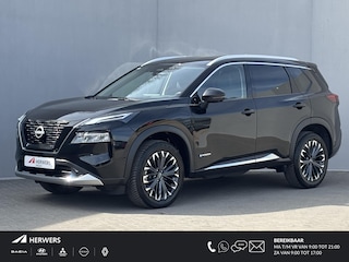 Nissan X-Trail 1.5 e-4orce Tekna 4WD / Fabrieksgarantie tot 01-2028 / Dealer onderhouden  / 1800kg Trekgewicht / All Season banden / Stuur-, Stoel en Achterbank verwarming / Head Up Display / Elektrische achterklep / Rondomzicht camera / Adaptief CC /