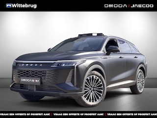 Omoda 9 SHS Premium Plug-In Hybride Automaat met 1100 km Range, Lederen bekleding, Elektrsiche stoelverstelling voor en achter Uit voorraad leverbaar!