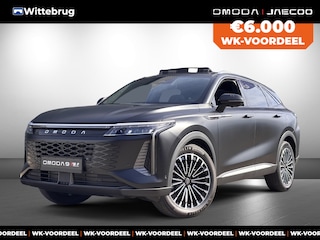 Omoda 9 SHS Premium Plug-In Hybride Automaat met 1100 km Range, Lederen bekleding, Elektrsiche stoelverstelling voor en achter Uit voorraad leverbaar!