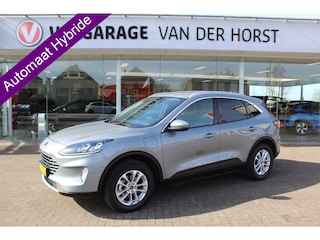 Ford Kuga 2.5-225 pk PHEV Titanium X Plug-in Hybrid. Hybride rijden voor een reëel bedrag ! Adapt. cruise cntrl, Autm. airco, Side- en lane assist, Stoel-, stuur-, voorraam- en achterbank verwarming, Camera v+a, LM wielen, metallic lak, navigatie, telefoonvoorb., B&O soundsyst. etc.