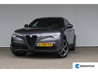 Alfa Romeo Stelvio 2.0 T AWD Sprint | Panoramadak | Ledere bekleding | Trekhaak | Cruise control adaptief | Camera | Sportstoelen |
