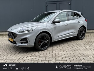 Ford Kuga 2.5 PHEV Graphite Tech Edition / HUD / Navigatie / Dodehoek Detectie / 360 Camera / Bang & Olufsen / Stoel Verwarming / Elektr. Bestuurders Stoel / Elektr. Achterklep / Adaptieve Cruise / Clima / DAB / Apple Carplay & Android Auto /