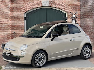 Fiat 500 0.9 TwinAir Turbo Panorama, Leer , Clima