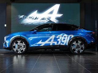 Alpine A390 GT | Bleu Alpine Vision | Sabelt® Alpine sportstoelen in tweekleurig Nappa-leder, elektrisch, verwarmd en met massagefunctie | Pack Driving: Active Driver Assist, Emergency Brake Assist & Handsfree Parking | 21'' gesmede wielen SNOWFLAKE diamantées Noir brillant