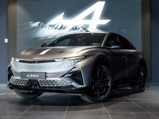 Alpine A390 GT |  Gris Tonnerre mat | Pack Driving: Active Driver Assist, Emergency Brake Assist & Handsfree Parking | Devialet® XtremeSound audiosysteem | Decorpanelen dashboard en middenconsole in geweven carbon | Alpine sportstoelen met geperforeerd Alcantara®, elektrisch en verwarmd |