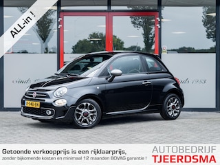 Fiat 500 1.2 Sport | Cruise Control | Flippers | Sportstuur | Climate Control | Multimedia Display | Apple Carplay | Android Auto | Dakspoiler | Regensensor | Automatische Verlichting | AUTOMAAT | Airco | Metallic Lak |