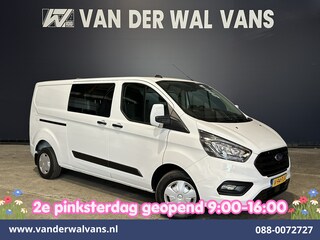 Ford Transit Custom 2.0 TDCI 130pk L2H1 Dubbele Cabine Euro6 Airco | 5-Zits | Navigatie | Apple Carplay | LED | Cruisecontrol Android Auto, Stoelverwarming, Parkeersensoren, Achterklep