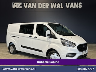 Ford Transit Custom 2.0 TDCI 130pk L2H1 Dubbele Cabine Euro6 Airco | 5-Zits | Navigatie | Apple Carplay | LED | Cruisecontrol Android Auto, Stoelverwarming, Parkeersensoren, Achterklep