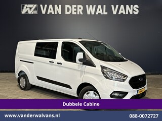 Ford Transit Custom 2.0 TDCI 130pk L2H1 Dubbele Cabine Euro6 Airco | 5-Zits | Navigatie | Apple Carplay | LED | Cruisecontrol Android Auto, Stoelverwarming, Parkeersensoren, Achterklep