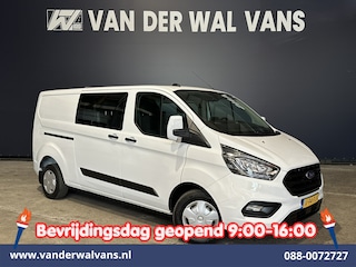 Ford Transit Custom 2.0 TDCI 130pk L2H1 Dubbele Cabine Euro6 Airco | 5-Zits | Navigatie | Apple Carplay | LED | Cruisecontrol Android Auto, Stoelverwarming, Parkeersensoren, Achterklep