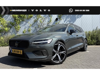 Volvo V60 2.0 T6 Plug-in hybrid AWD Essential | Adaptieve Cruise Control | Leder | Zwarte Hemel | 19 Inch | Stoel + Stuurverwarming | Getint Glas |