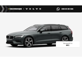 Volvo V60 2.0 T6 Plug-in hybrid AWD Essential | Adaptieve Cruise Control | Leder | Zwarte Hemel | 19 Inch | Stoel + Stuurverwarming | Getint Glas |