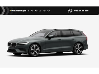 Volvo V60 2.0 T6 Plug-in hybrid AWD Essential | Adaptieve Cruise Control | Leder | Zwarte Hemel | 19 Inch | Stoel + Stuurverwarming | Getint Glas |