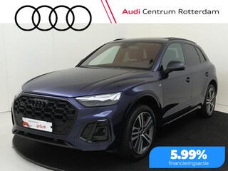 Audi Q5 55 TFSI e S edition Competition | Trekhaak | Panoramadak | Adaptieve cruise control  | Optiek zwart Plus | LED matrix verlichting | Parkeerassistent | Virtual cockpit Plus |