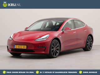 Tesla Model 3 Performance AWD 75 kWh panorama dak | SoH 91,4 % | Apple carplay | Panorama dak | Navigatie | Voorstoelen verwarmd | 360 camera | Spraakbediening |