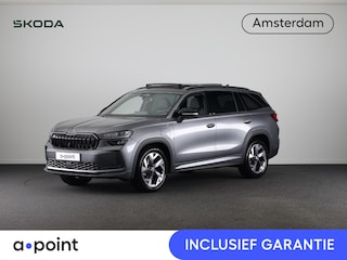 Skoda Kodiaq 1.5 TSI PHEV Sportline Business 204 pk Automaat (DSG) | Verlengde garantie | Navigatie | Panoramadak | Trekhaak (wegklapbaar) | Parkeersensoren | Achteruitrijcamera | Stoelverwarming v/a |