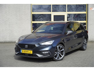 Seat Leon Sportstourer 1.5 eTSI 150PK! Automaat FR Launch Edition BJ2021 Lmv 18" | Led V+A | Pdc | Elek. achterklep | Achteruitrijcamera | App-Connect | Navi | Virtual cockpit | Climate control | Cruise control | Sportstoelen | Verwarmd stuur/voorstoelen | Zwarte hemel